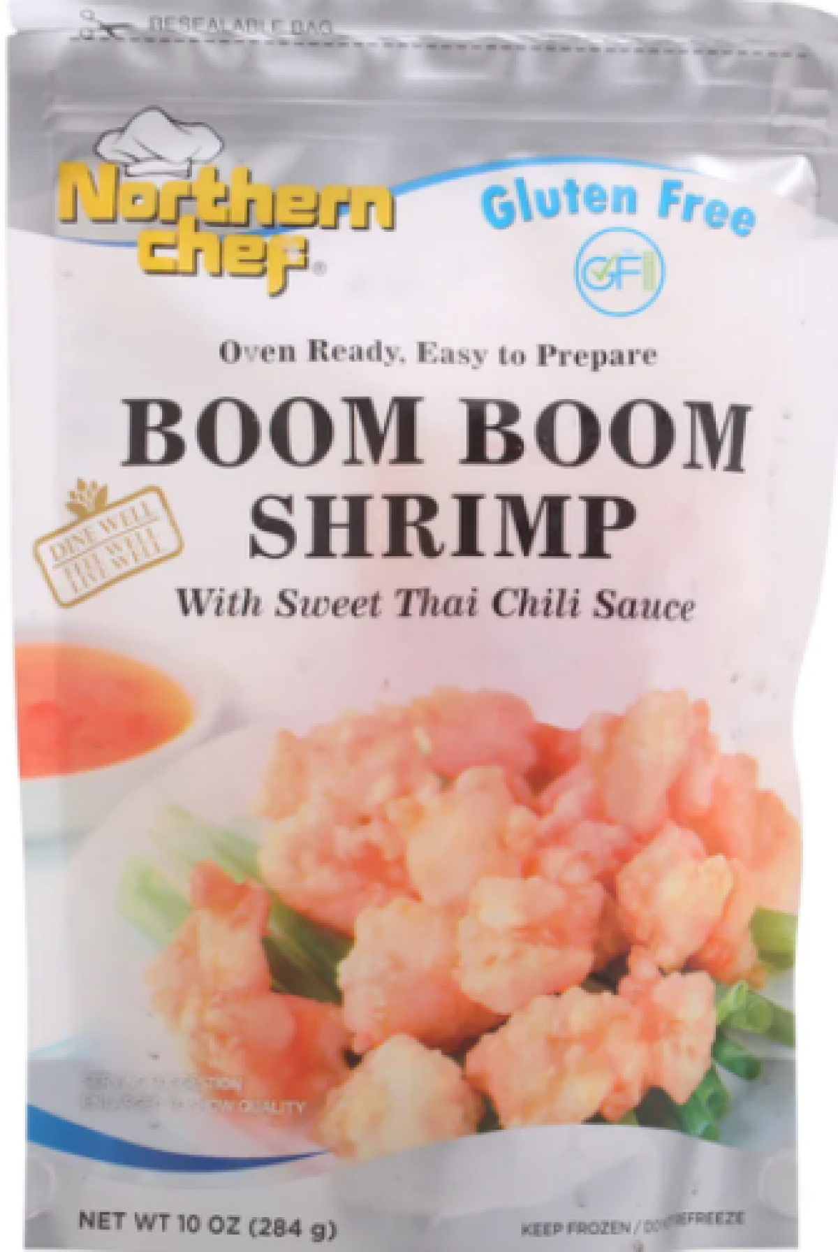 slide 1 of 9, Northern Chef Gluten Free Boom Boom Shrimp with Sweet Thai Chili Sauce 10 oz, 10 oz