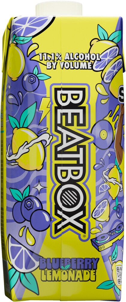 slide 4 of 4, BeatBox Blueberry Lemonade, 16.9 fl oz