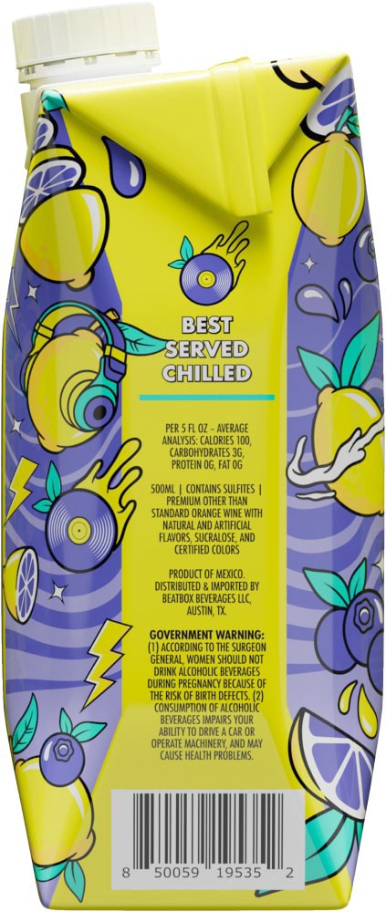 slide 2 of 4, BeatBox Blueberry Lemonade, 16.9 fl oz