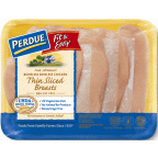 slide 1 of 1, Perdue Fit & Easy Thin Sliced Chicken Breast Boneless & Skinless 98% Fat Free, per lb