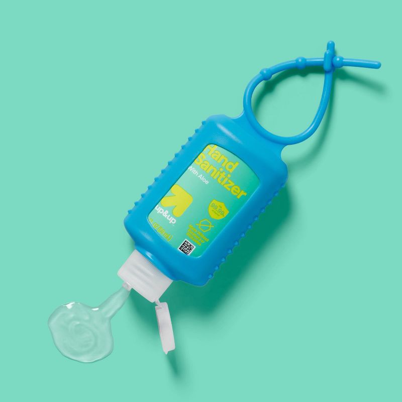 slide 2 of 8, Hand Sanitizer Gel with Aloe - 2 fl oz - Trial Size - up&up™ (Package Color May Vary), 2 fl oz