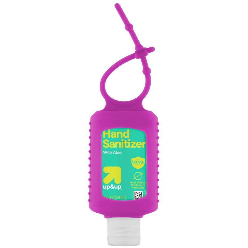 slide 7 of 8, Hand Sanitizer Gel with Aloe - 2 fl oz - Trial Size - up&up™ (Package Color May Vary), 2 fl oz