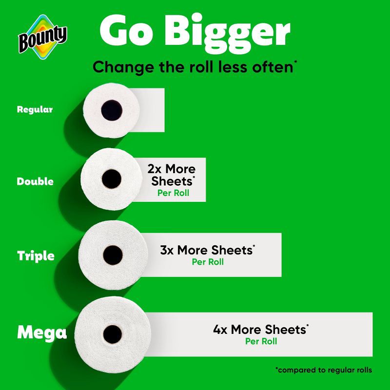 slide 4 of 15, Bounty Full Sheet Paper Towels - 10 Triple Rolls, 1 ct