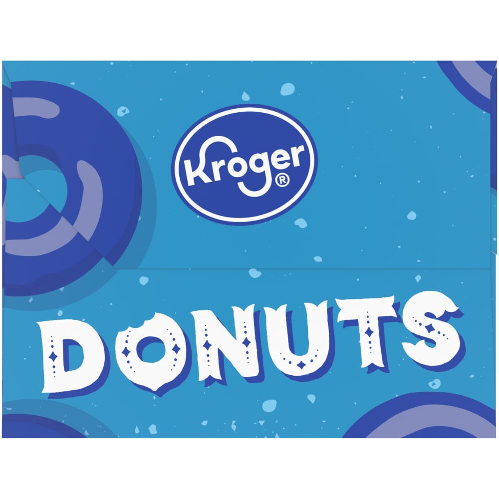 slide 2 of 3, Kroger Chocolate Donuts, 17 oz