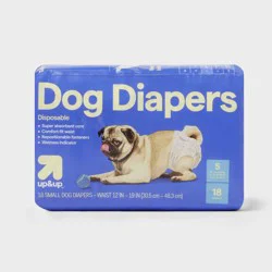Dog Diapers - 18ct - S - up&up™