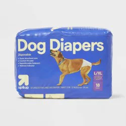 Dog Diapers - 18ct - L/XL - up&up™