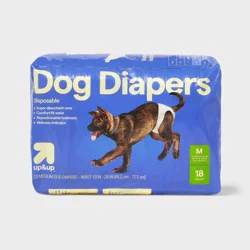 Dog Diapers - 18ct - M - up&up™
