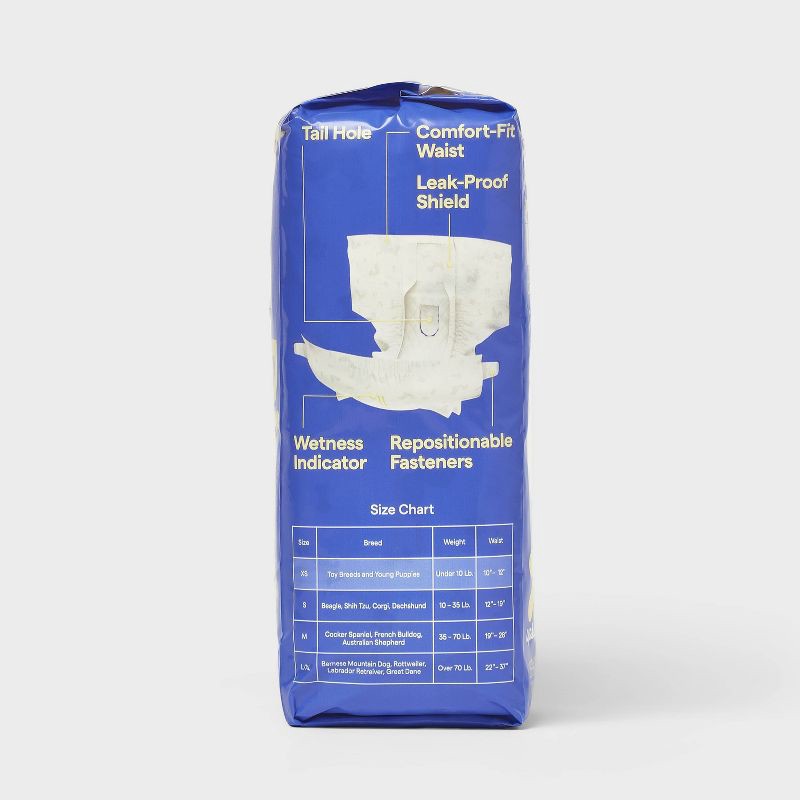 slide 4 of 5, Dog Diapers - 18ct - XS - up&up™, 18 ct