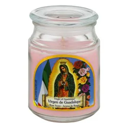 Star Candle Sacred Virgin of Guadalupe Scented Candle