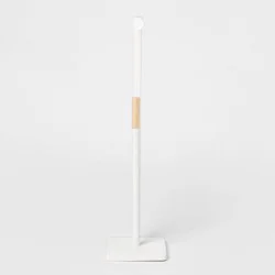 Freestanding Toilet Paper Holder Matte White - Brightroom™: Steel Construction, 22.99" Height, Bathroom Storage