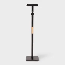 Functional Toilet Paper Holder Matte Black - Brightroom™: Steel Freestanding, 25.51" Height, 7.01" Depth