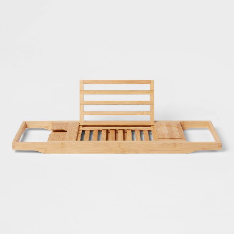 slide 1 of 3, Bamboo Bathtub Caddy - Brightroom™, 1 ct