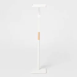 Functional Toilet Paper Holder Matte White - Brightroom™: Steel Freestanding, 25.51" Height, 7.01" Depth