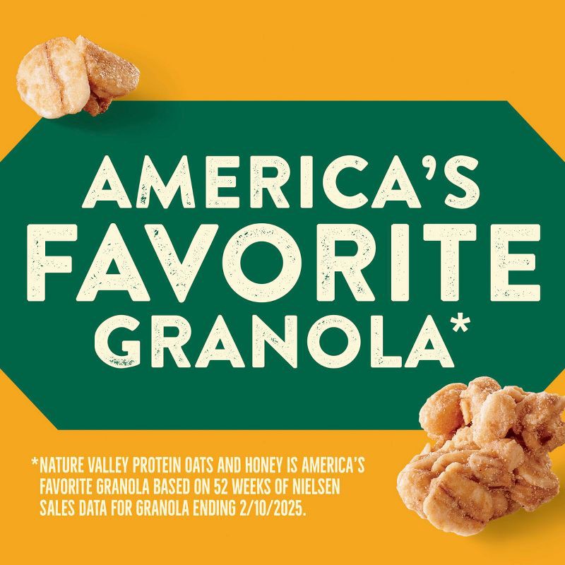 slide 2 of 10, Nature Valley Protein Granola Oats & Honey Family Size Cereal - 17oz, 17 oz