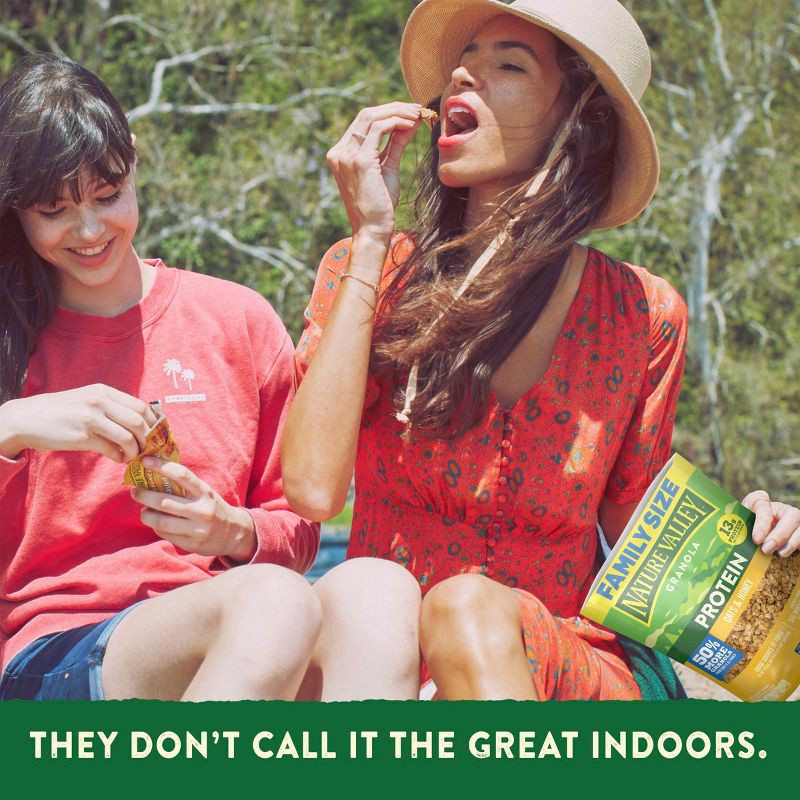 slide 6 of 10, Nature Valley Protein Granola Oats & Honey Family Size Cereal - 17oz, 17 oz