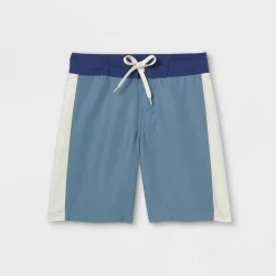Boys' Colorblock Swim Trunks - art class Blue 10