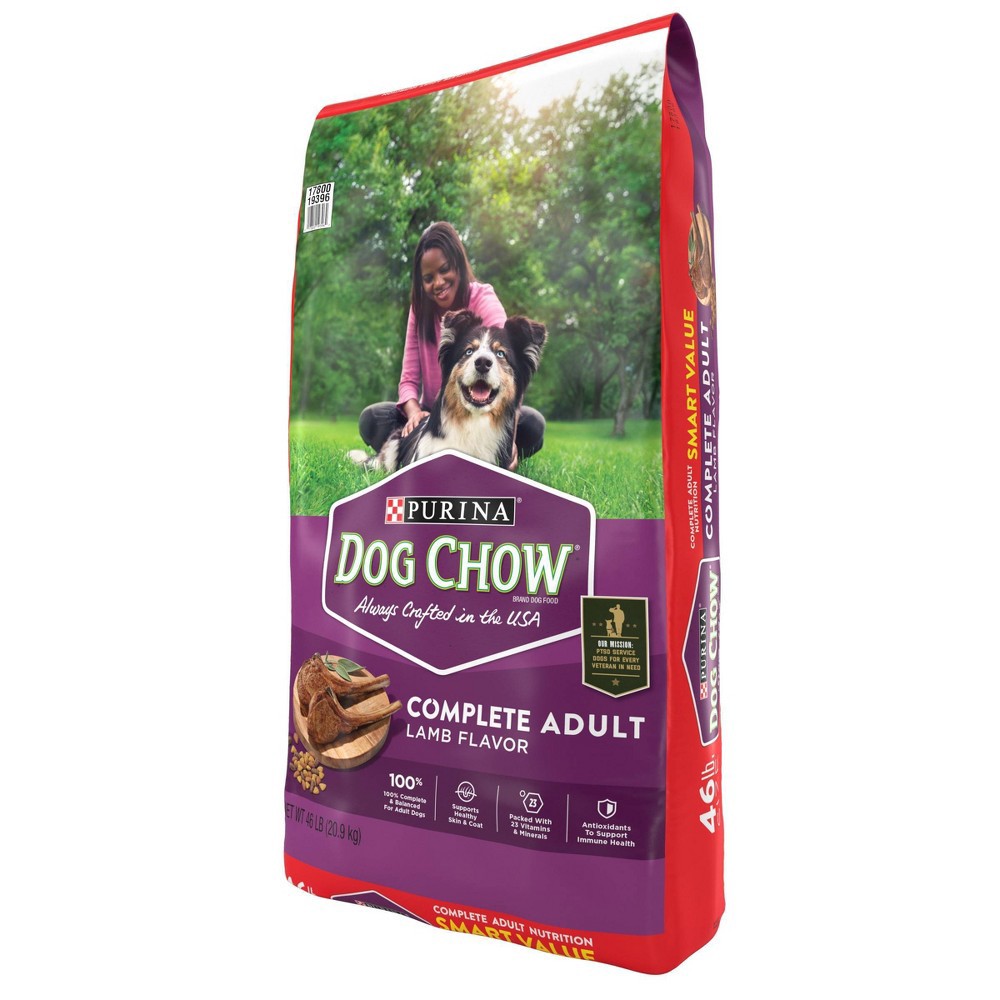 slide 7 of 7, Dog Chow Complete Adult Lamb Dry Dog Food - 46lbs, 46 lb