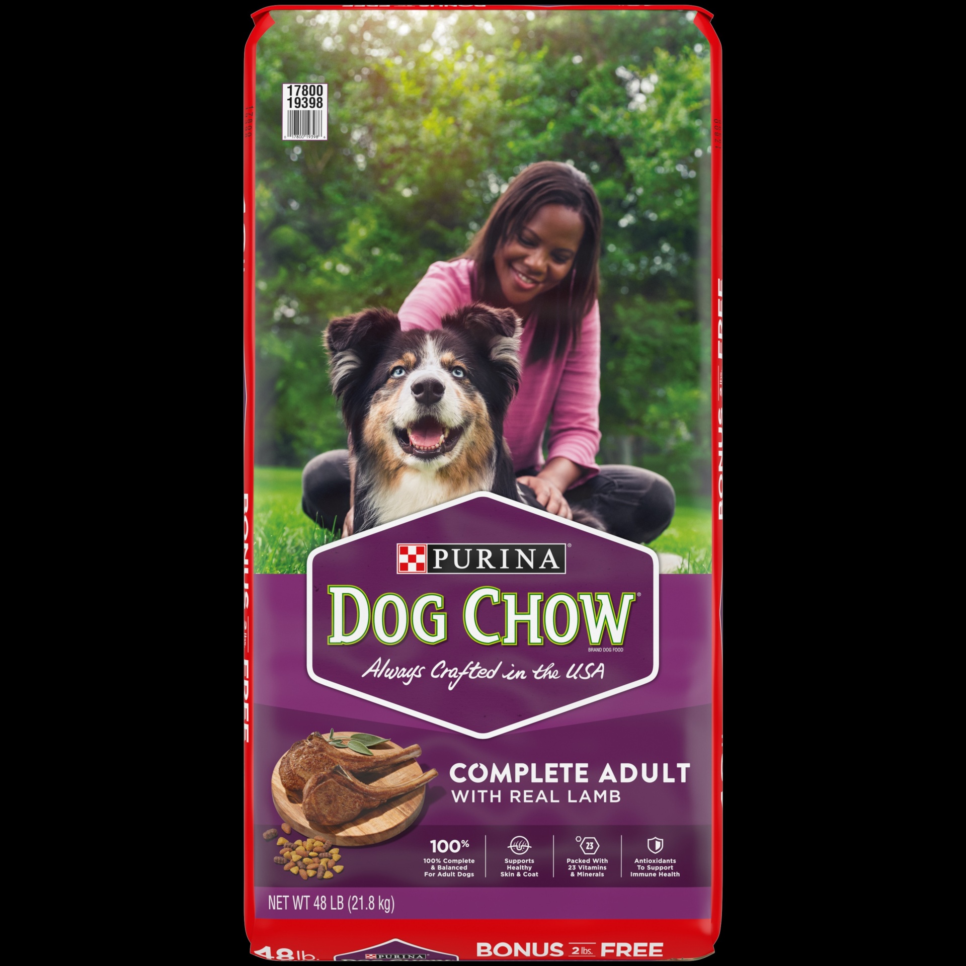 slide 1 of 7, Dog Chow Complete Adult Lamb Dry Dog Food - 46lbs, 46 lb