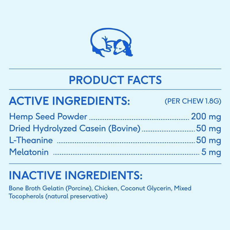 slide 8 of 8, Native Pet Calming Air-Dried Chews with Chicken for Dogs - 60ct, 60 ct