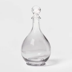 29oz Glass Decanter with Skull Stopper Halloween Drinkware - Hyde & EEK! Boutique™