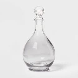 29oz Glass Decanter with Skull Stopper Halloween Drinkware - Hyde & EEK! Boutique™