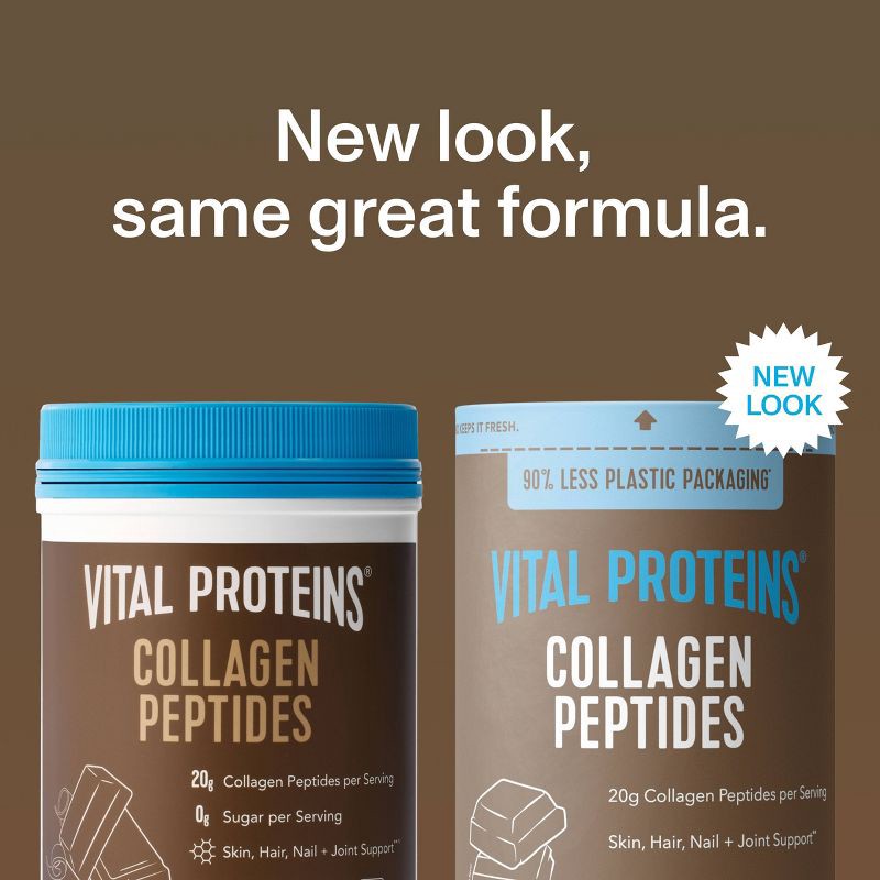 slide 3 of 11, Vital Proteins Chocolate Collagen Peptides Dietary Supplement - 13.5oz, 13.5 oz