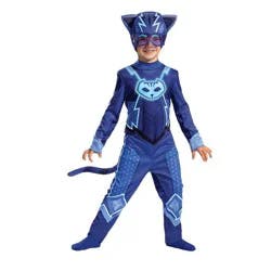Toddler PJ Masks Catboy Classic Halloween Costume Jumpsuit with Headpiece 3-4T