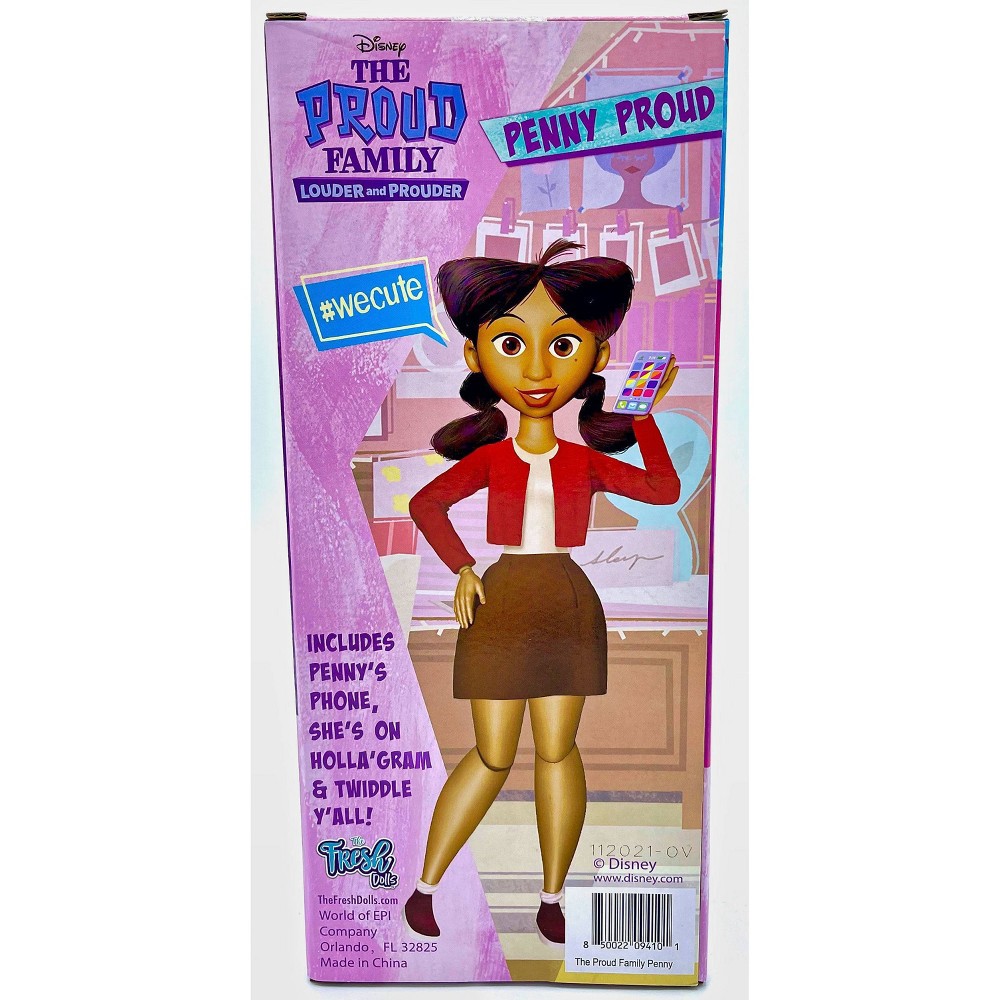 slide 6 of 6, Disney The Proud Family Louder and Prouder Penny Proud Fashion Doll, 1 ct