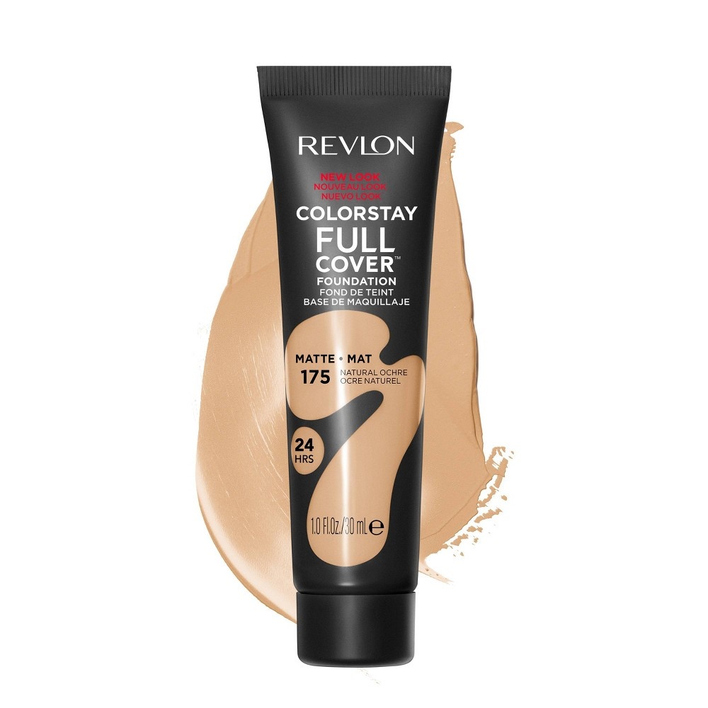 slide 3 of 3, Revlon ColorStay Full Cover Matte Foundation - 175 Natural Ochre - 1 fl oz, 1 fl oz