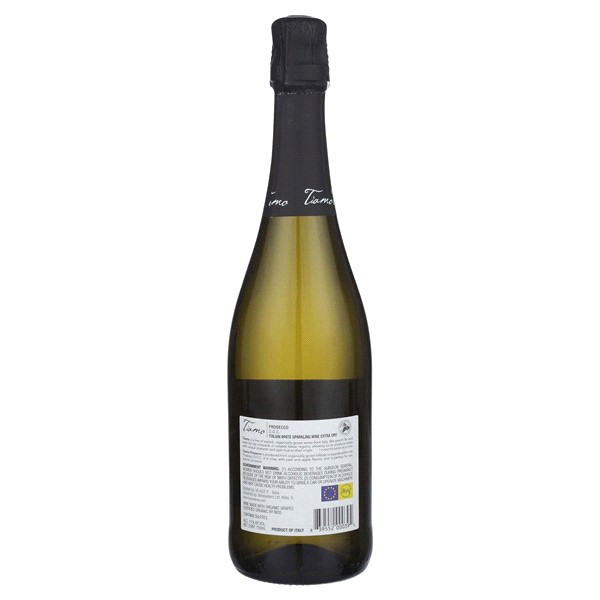 slide 5 of 5, Tiamo Wines Tiamo Prosecco Doc Organic, 750 ml