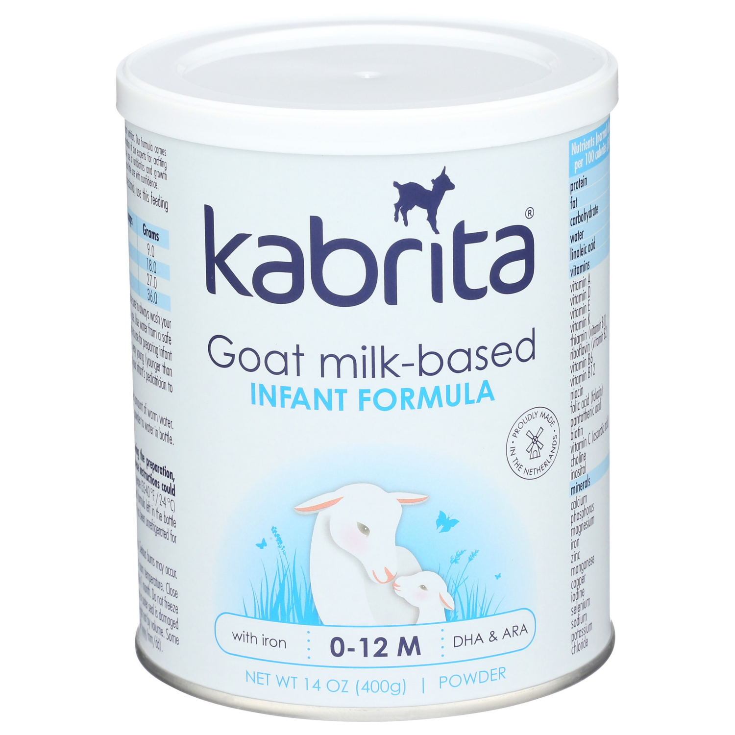 slide 1 of 4, Kabrita Goat Milk Infant Formula, 14 oz