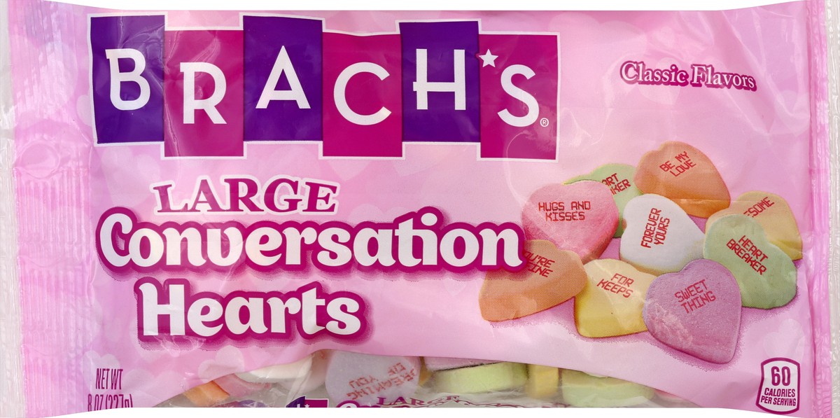 slide 5 of 6, Brach's Conversation Hearts 8 oz, 8 oz