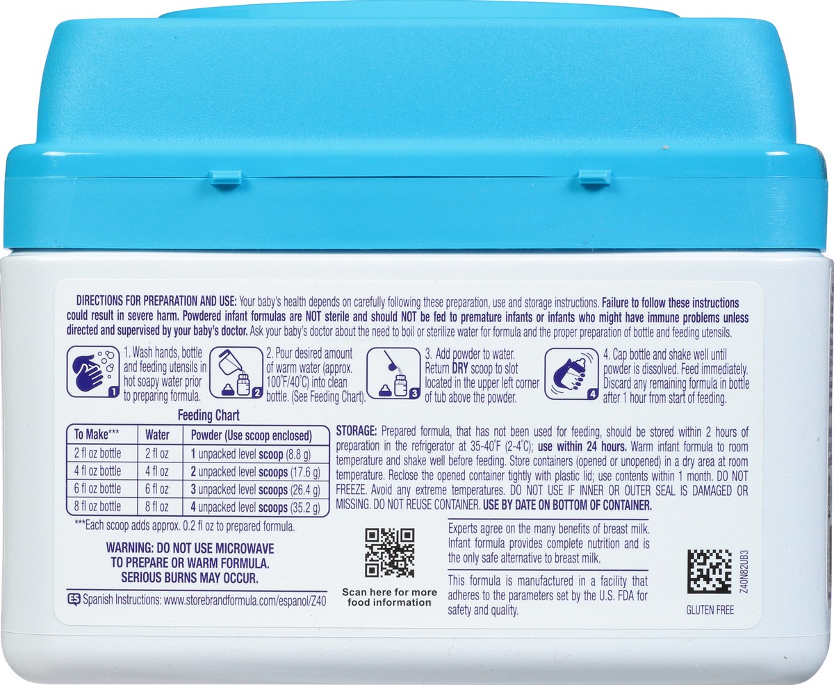 slide 11 of 14, Tippy Toes 0 to 12 Months Advantage Milk-Based Powder with Iron Infant Formula 23.2 oz, 23.2 oz