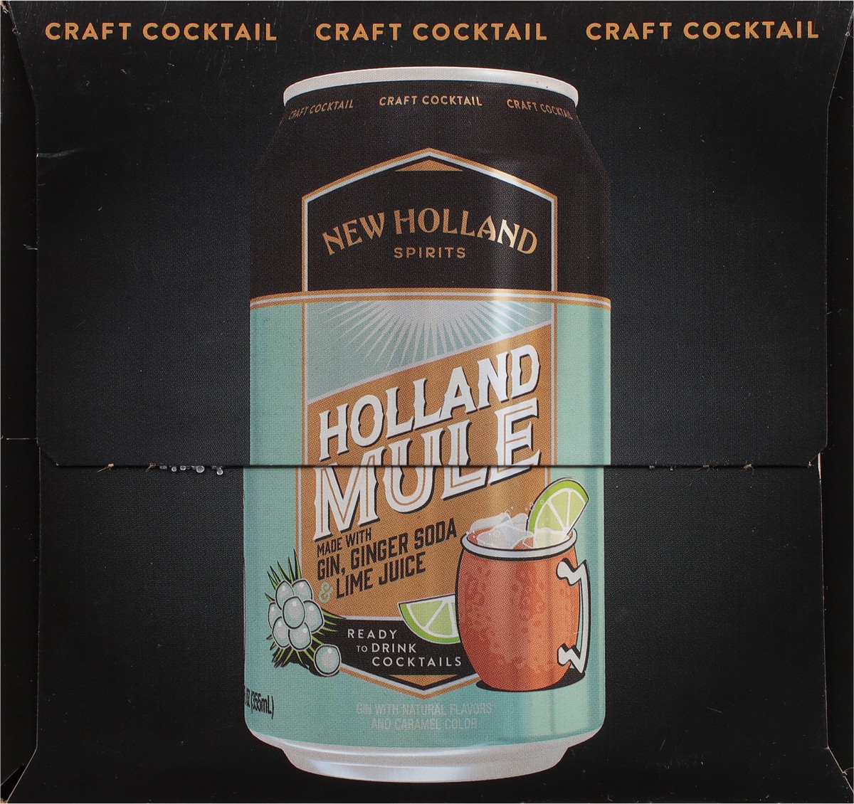 slide 6 of 11, New Holland Spirits Holland Mule With Ginger Soda & Gin, 4 ct; 12 oz