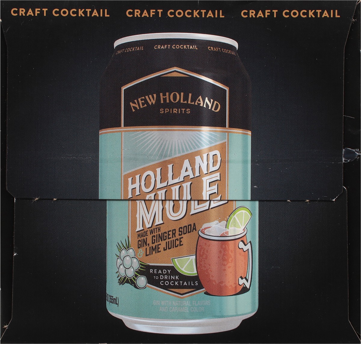 slide 11 of 11, New Holland Spirits Holland Mule With Ginger Soda & Gin, 4 ct; 12 oz