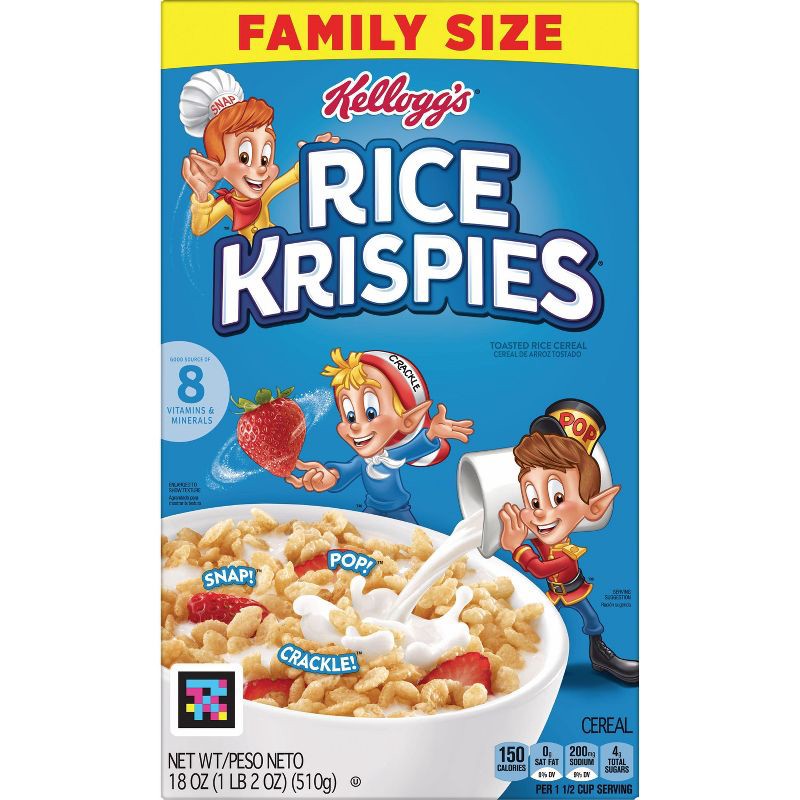 slide 2 of 11, Kellogg's Rice Krispies - 18.0oz, 18.0 oz