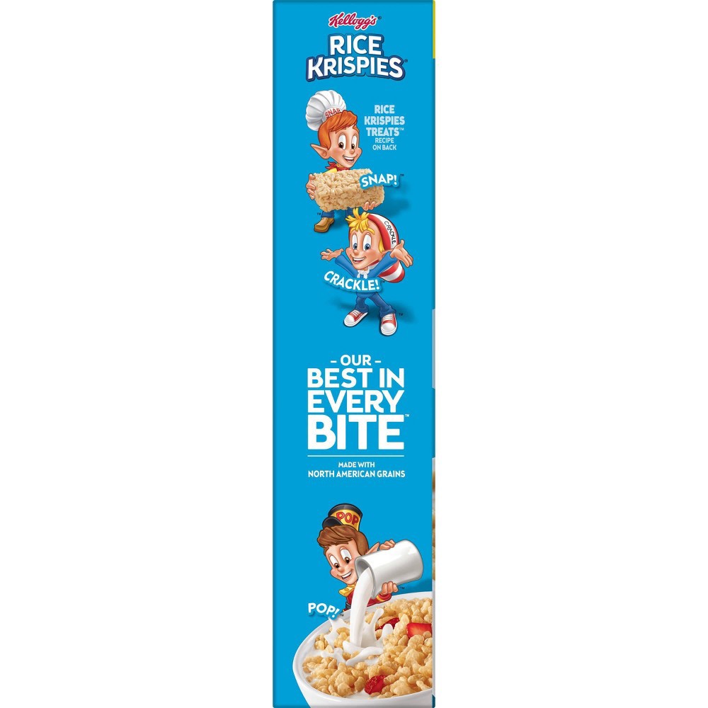 slide 7 of 10, Kellogg's Rice Krispies Cold Breakfast Cereal, 8 Vitamins and Minerals, Rice Krispies Treats, Original, 18 oz