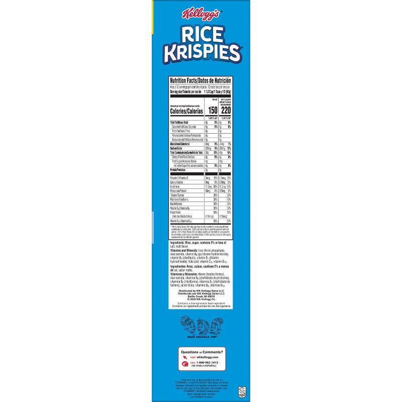 slide 11 of 14, Kellogg's Rice Krispies Breakfast Cereal - 18oz, 18 oz