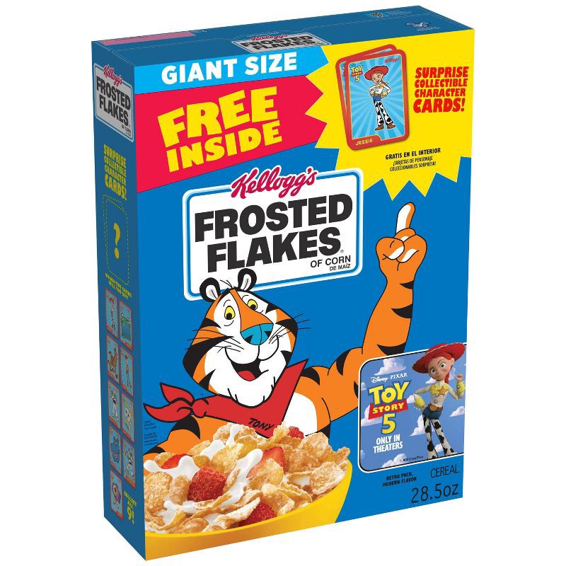 slide 1 of 13, Kellogg's Frosted Flakes Giant Size Breakfast Cereal - 28.5oz, 28.5 oz