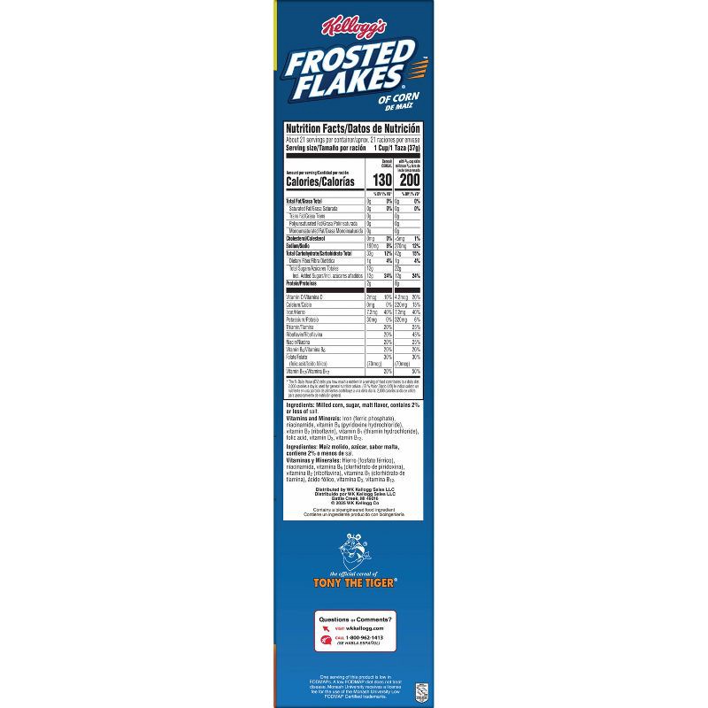 slide 9 of 11, Kellogg's Frosted Flakes Giant Size Breakfast Cereal - 28.5oz, 28.5 oz