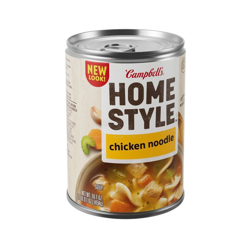 slide 3 of 6, Campbell's Homestyle Chicken Noodle Soup, 16.1 OZ Can, 16.100 oz