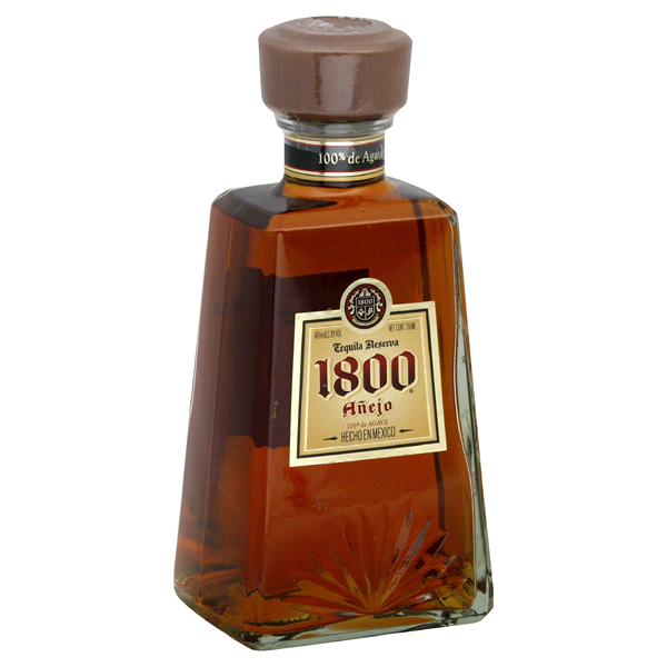 slide 1 of 1, 1800 Añejo Tequila, 750 ml