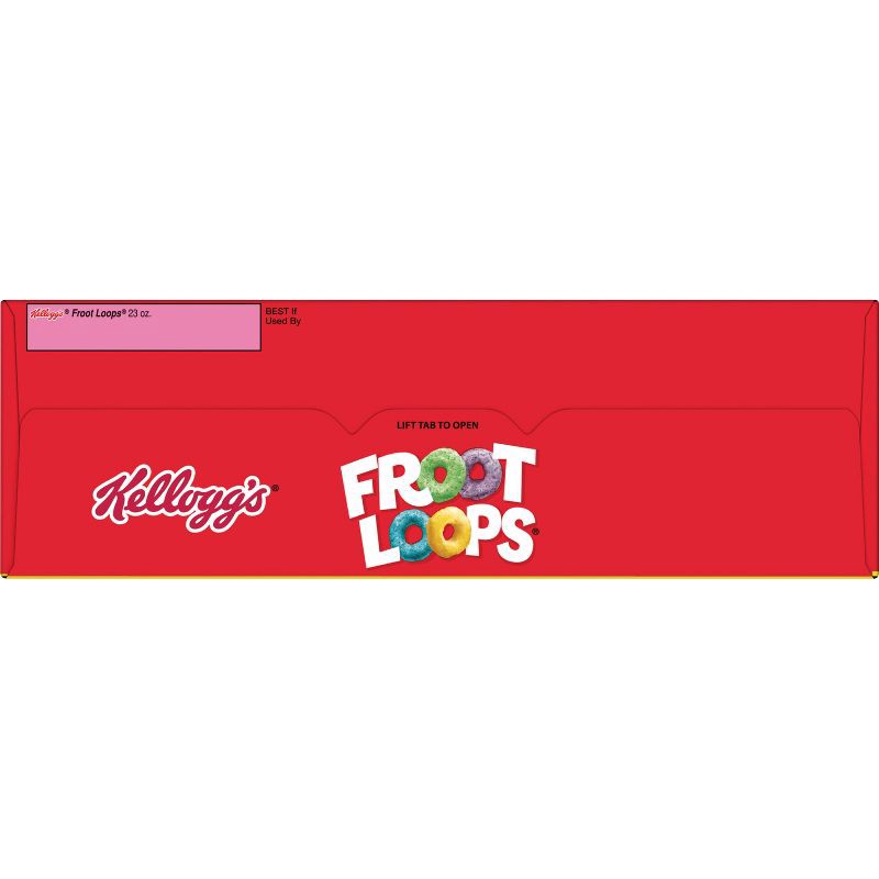 slide 10 of 12, Kellogg's Froot Loops Giant Size Breakfast Cereal - 23.0oz, 23.0 oz