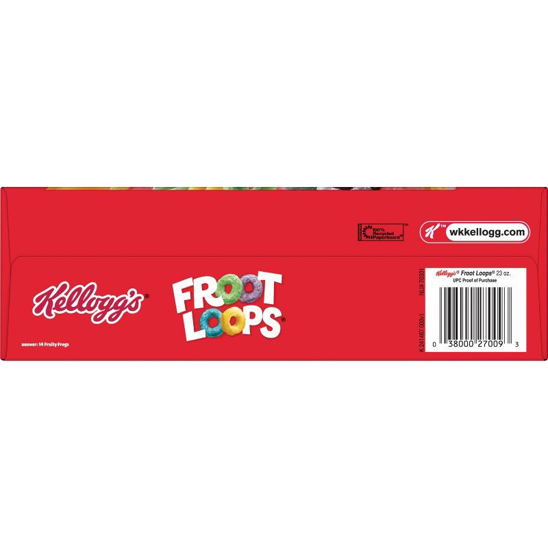 slide 11 of 12, Kellogg's Froot Loops Giant Size Breakfast Cereal - 23.0oz, 23.0 oz