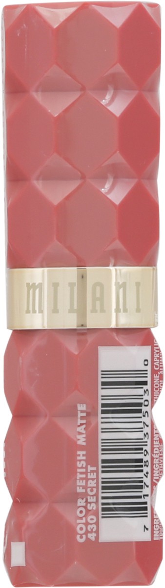 slide 8 of 13, Milani Color Fetish Matte Lipstick Secret, 0.41 oz