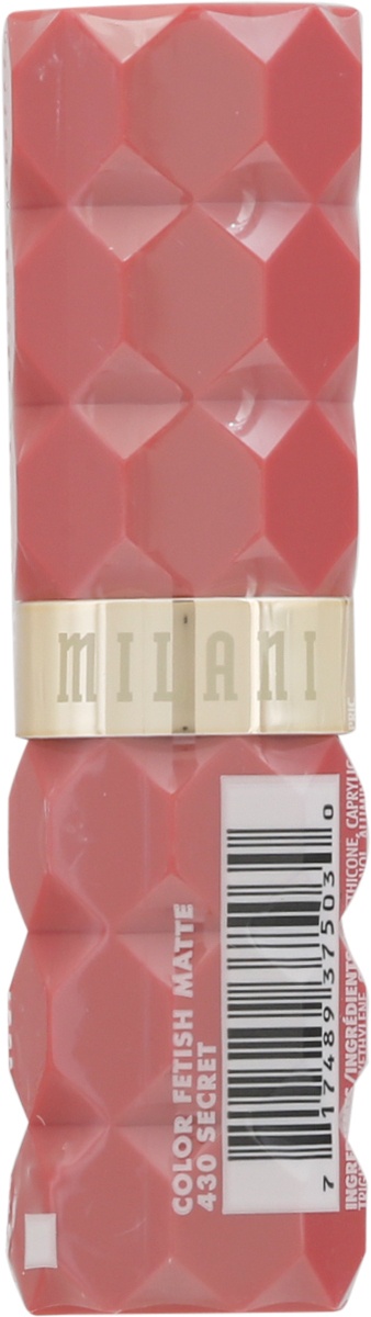 slide 9 of 10, Milani Color Fetish Matte Lipstick Secret, 1 ct