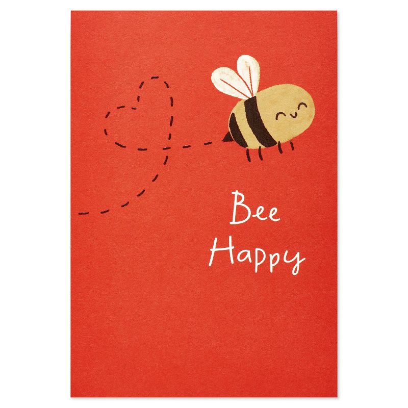 slide 7 of 7, Carlton Cards 8ct Valentine's Day Cards Bee, 8 ct