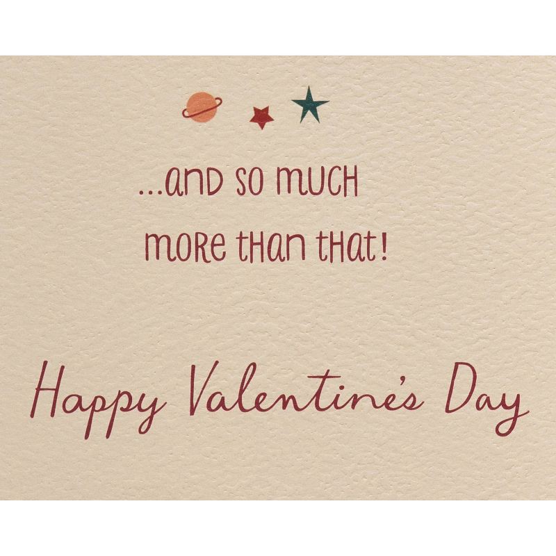 slide 3 of 5, Carlton Cards Valentine's Day Card Moon Sun and Stars, 1 ct