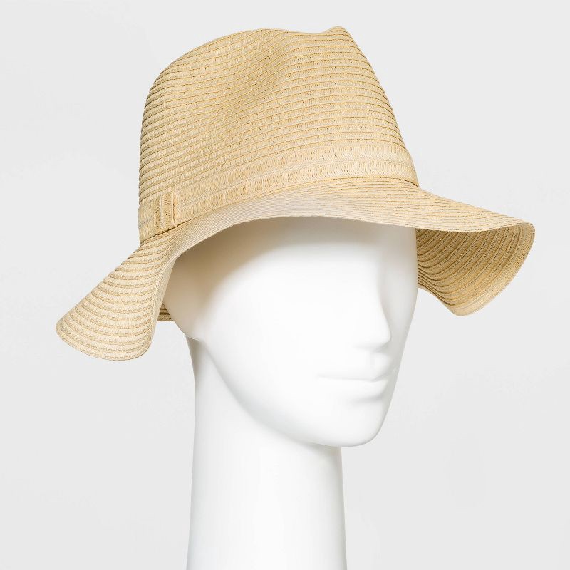 slide 1 of 1, Packable Straw Panama Hat - Shade & Shore™ Natural, 1 ct