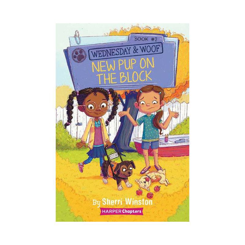 slide 1 of 1, Harper Collins Wednesday and Woof #2: New Pup on the Block - (Harperchapters) by Sherri Winston (Paperback), 1 ct